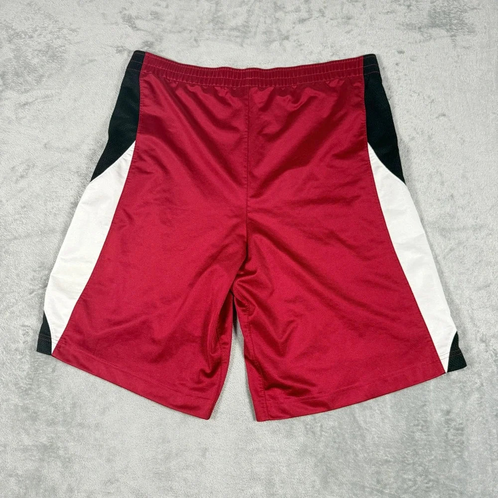 Jordan Mens Large Athletic Shorts Red Black White Colorblock